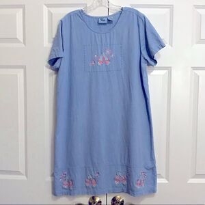 VINTAGE 1979 Jane Ashley Chambray Dress